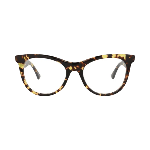 Bottega Veneta Round-Frame Acetate Optical Frames Havana Havana Transparent (BV1064O-30009035-002)