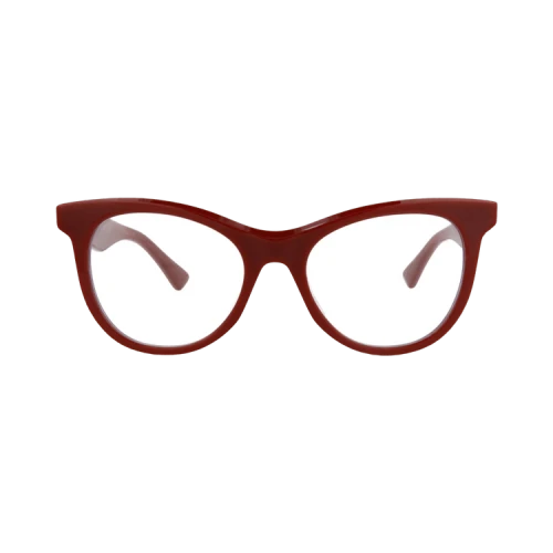 Bottega Veneta Round-Frame Acetate Optical Frames Burgundy Burgundy Transparent (BV1064O-30009035-004)
