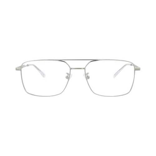 Bottega Veneta Square Metal Optical Frames 'Ruthenium/Transparent'