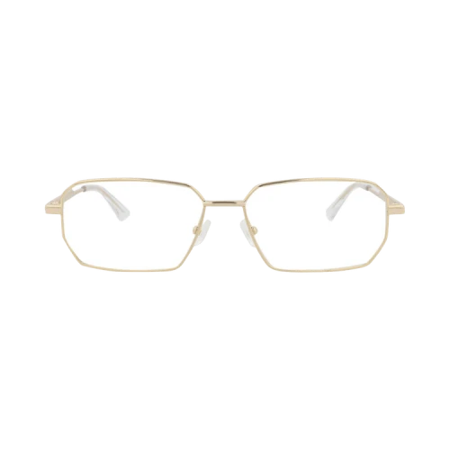 Bottega Veneta Square-Frame Metal Optical Frames 'Gold Transparent'