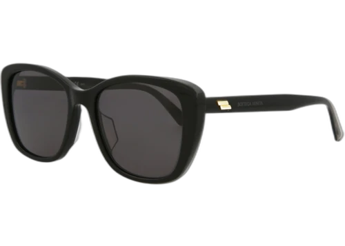 Bottega Veneta Cat Eye Sunglasses Black/Black/Grey (BV1079SK-30009236-001)
