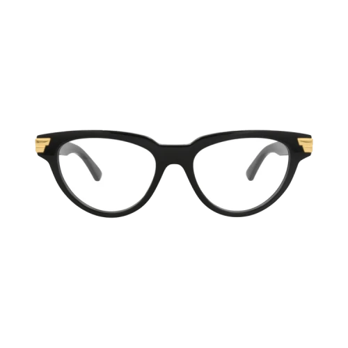 Bottega Veneta Cat Eye-Frame Acetate Optical Frames 'Black Black Transparent'