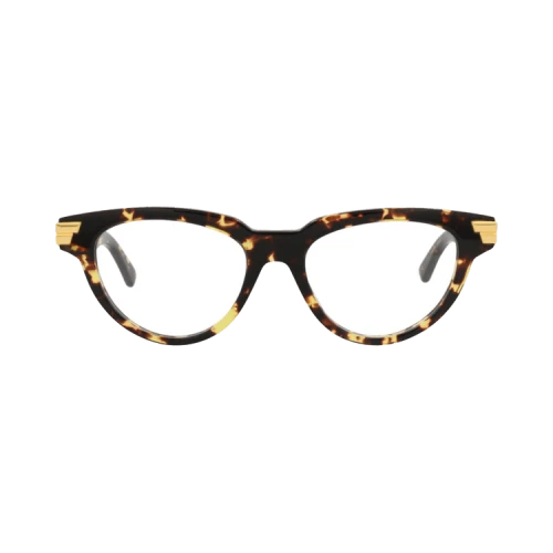 Bottega Veneta Cat Eye-Frame Acetate Optical Frames Havana Havana Transparent (BV1106O-30011030-002)