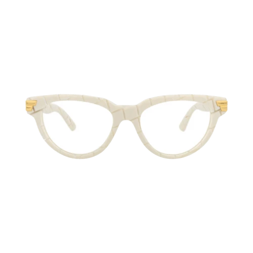 Bottega Veneta Cat Eye-Frame Acetate Optical Frames Ivory Ivory Transparent (BV1106O-30011030-004)