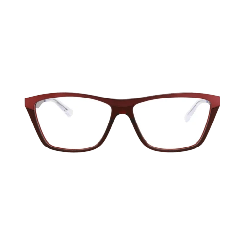 Bottega Veneta Cat Eye-Frame Metal Optical Frames Burgundy Burgundy Transparent (BV1133O-30011517-003)