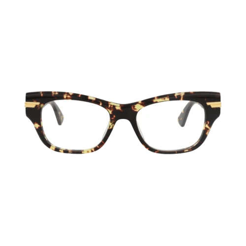 Bottega Veneta Cat Eye-Frame Acetate Optical Frames 'Havana Havana Transparent'