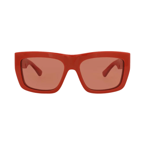 Bottega Veneta Square-Frame Recycled Acetate Sunglasses Orange Orange Orange (BV1178S-30013667-005)