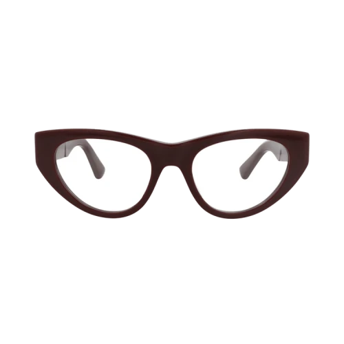 Bottega Veneta Cat Eye-Frame Acetate Optical Frames 'Burgundy Burgundy Transparent'