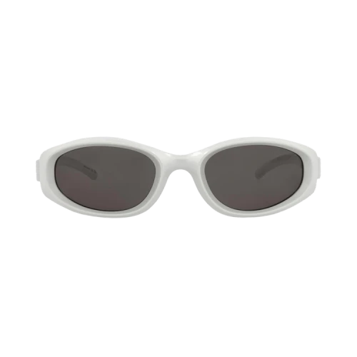 Bottega Veneta Round-Frame Injection Sunglasses 'Silver Grey'