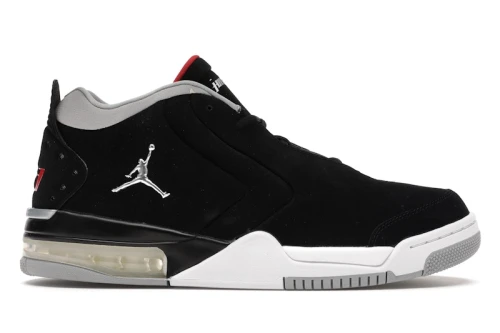 Jordan Big Fund Black Metallic Silver University Red