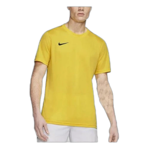 Nike Dri-FIT Logo Printing Round Neck Pullover Short Sleeve Us Edition Yellow T-Shirt