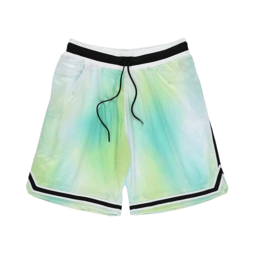 John Elliott Tie Dye Basketball Shorts 'Sour Skittles'