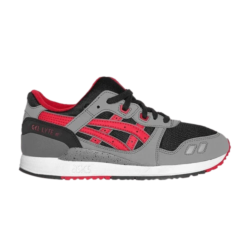 ASICS Gel Lyte 3 GS 'Black Red'