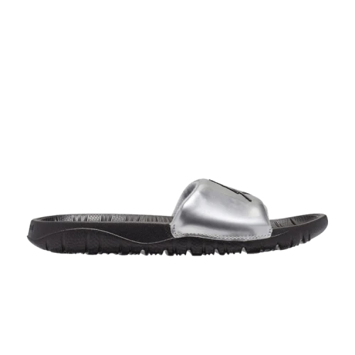 Jordan Break Slide GS 'Metallic Silver Black'