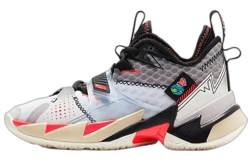 Jordan Why Not Zer0.3 White Bright Crimson Black (GS)