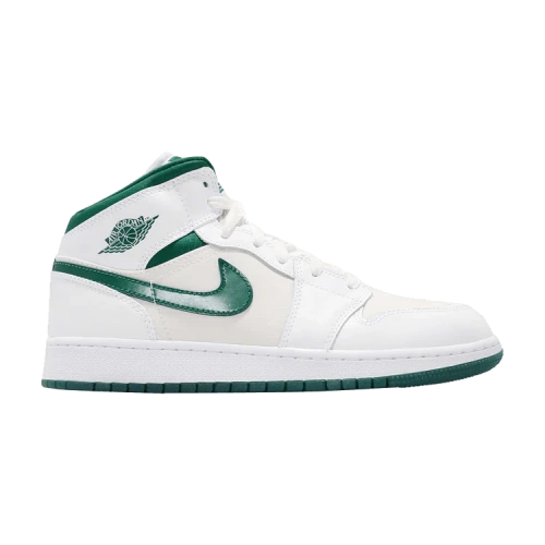 Air Jordan 1 Mid SE GC GS 'White Mystic Green'