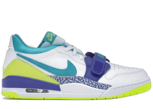 Jordan Legacy 312 Low Ultramarine Neon Yellow Aquamarine