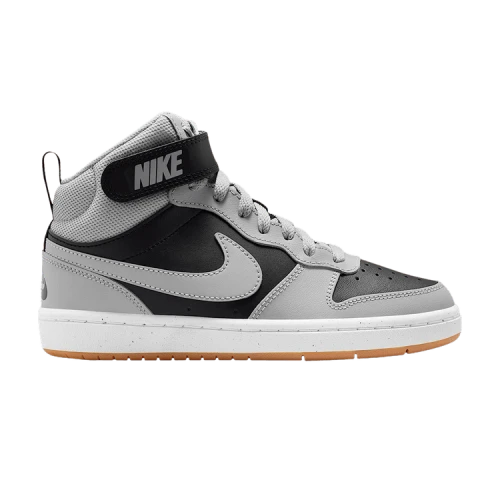 Nike Court Borough Mid 2 Black Light Smoke Grey Gum (GS)