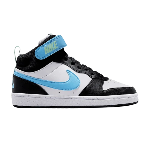 Nike Court Borough Mid 2 GS 'White Black'