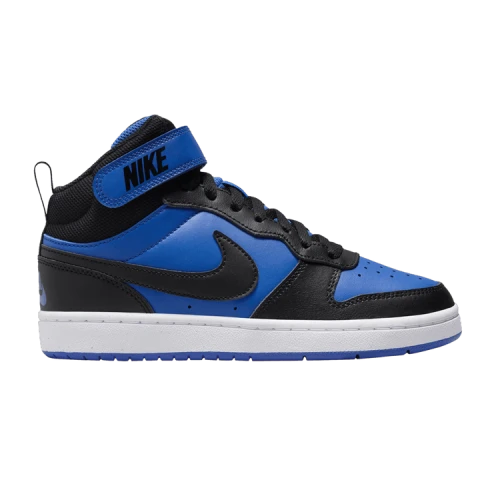 Nike Court Borough Mid 2 Game Royal White Black (GS)