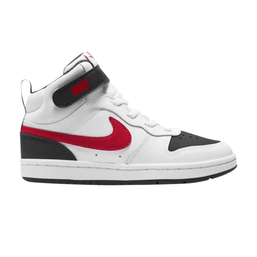 Nike Court Borough Mid 2 PSV 'White Black University Red'