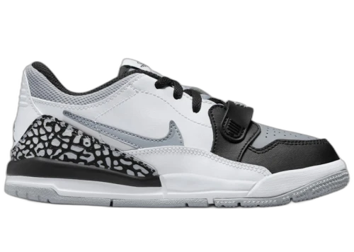 Jordan Legacy 312 Low White Black Wolf Grey (PS)
