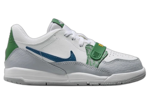 Jordan Legacy 312 Low White Wolf Grey Pine Green Industrial Blue (PS)