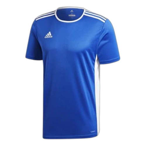 adidas Entrada 18 Stripe Colorblock Short Sleeve Blue