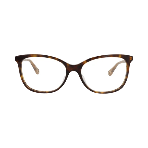 Chloé Round-Frame Bio Acetate Optical Frames 'Havana Brown Transparent'