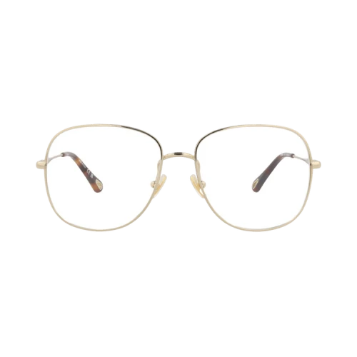 Chloé Aviator-Frame Metal Optical Frames 'Gold Gold Transparent'