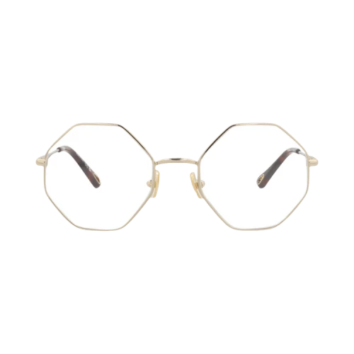 Chloé Square-Frame Metal Optical Frames 'Gold Gold Transparent'