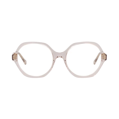 Chloé Round-Frame Bio Acetate Optical Frames 'Pink Pink Transparent'