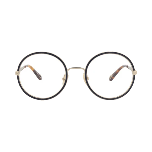Chloé Round-Frame Metal Optical Frames 'Gold Gold Transparent'