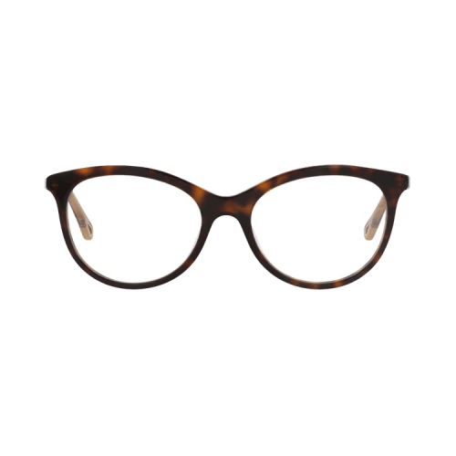 Chloé Round-Frame Bio Acetate Optical Frames 'Havana Brown Transparent'