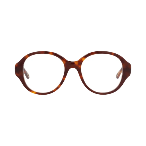 Chloé Round-Frame Bio Acetate Optical Frames 'Havana Havana Transparent'