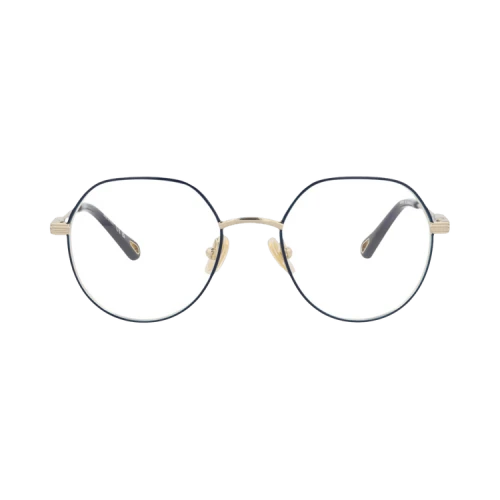 Chloé Round-Frame Metal Optical Frames 'Gold Gold Transparent'