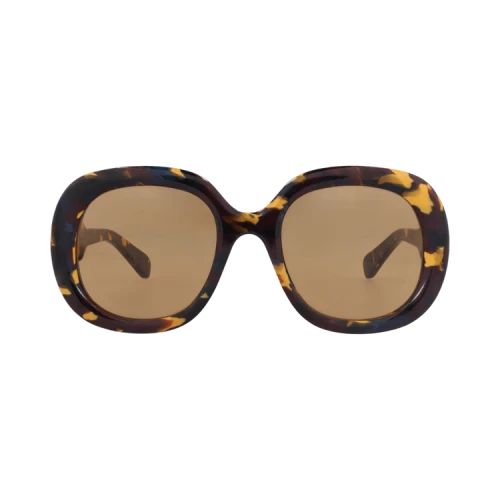 Chloé Square-Frame Recycled Acetate Sunglasses 'Burgundy Burgundy Brown'