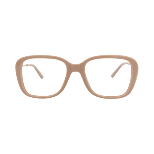 Chloé Square-Frame Recycled Acetate Optical Frames 'Nude Gold Transparent'