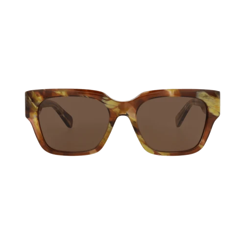 Chloe Square-Frame Recycled Acetate Sunglasses Havana Havana Brown (CH0190S-30014666-010)