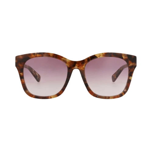 Chloé Square-Frame Recycled Acetate Sunglasses 'Havana Havana Violet'