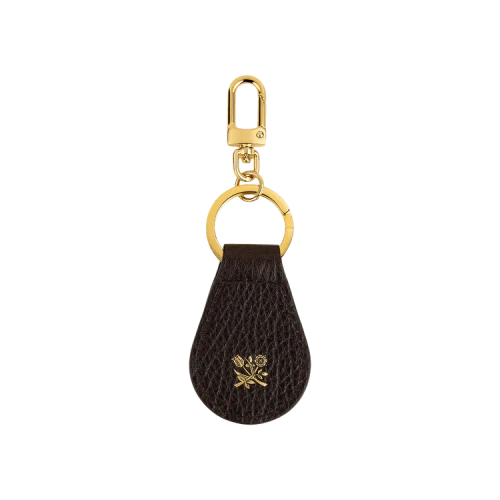 Aimé Leon Dore Tumbled Leather Card Holder 'Chocolate Brown'