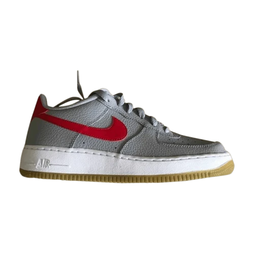 Nike Air Force 1 Low GS 'Wolf Grey Red'