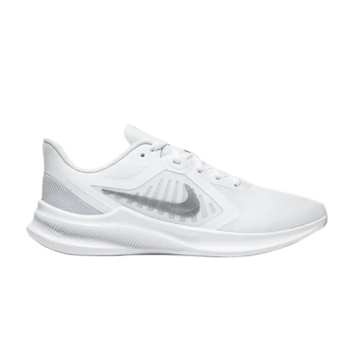 Nike Downshifter 10 Wide 'White Metallic Silver' (Women's)