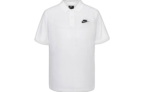 Nike Casual Sports lapel Short Sleeve Polo Shirt White