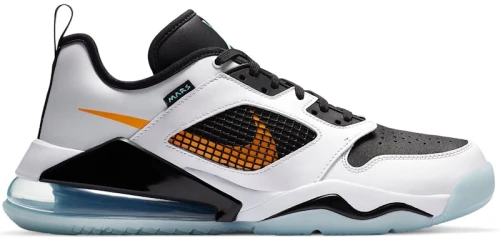 Jordan Mars 270 Low White Black Orange Aqua