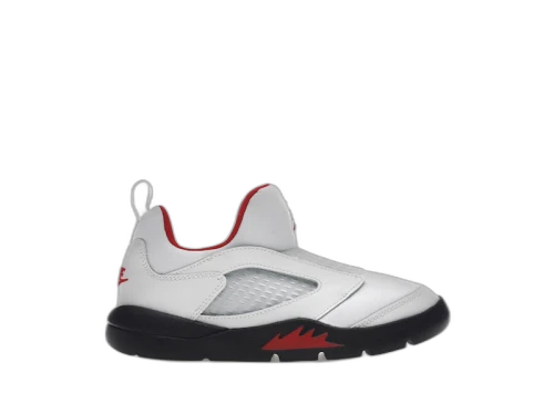 Jordan 5 Retro Little Flex White Black University Red (PS)