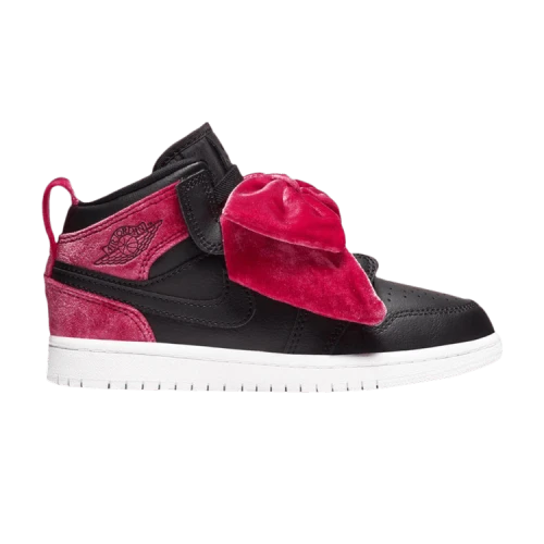 Air Jordan 1 Mid Bow PS 'Black Noble Red'
