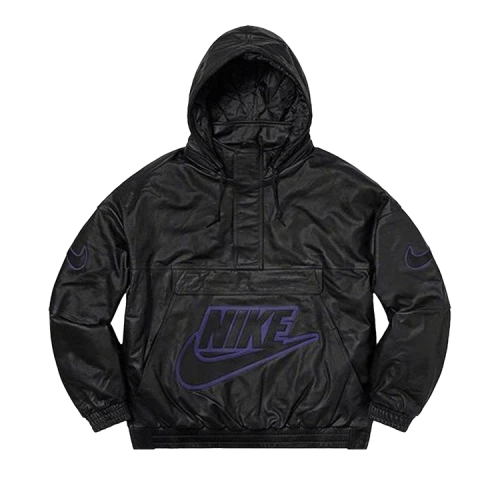 Supreme x Nike Leather Anorak 'Black'