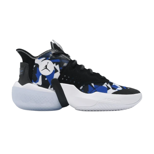 Jordan React Elevation PF 'Fractal Pattern - Black Racer Blue'