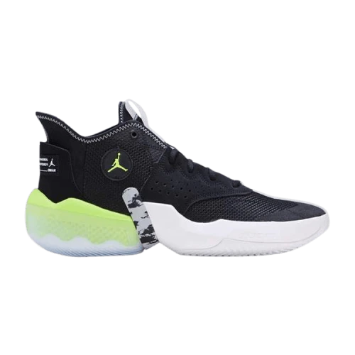 Jordan React Elevation Black Light Smoke Grey Volt White